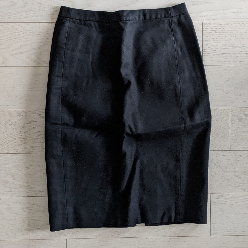 J.Crew black pencil skirt